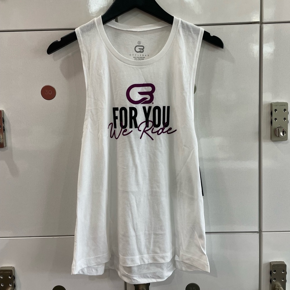 Cyclebar we ride for you tank